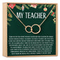 Christmas Gift for Teacher Necklace, Multiple Styles