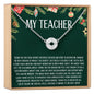 Christmas Gift for Teacher Necklace, Multiple Styles