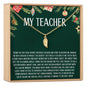Christmas Gift for Teacher Necklace, Multiple Styles