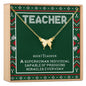 Christmas Gift for Teacher Necklace, Multiple Styles