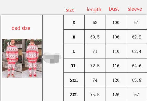 Christmas Pajamas Fall Family Set - # BOAA11710010