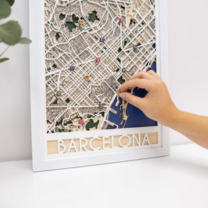 3D City Map Barcelona