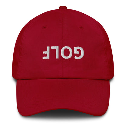Upside Down Golf Dad Hat