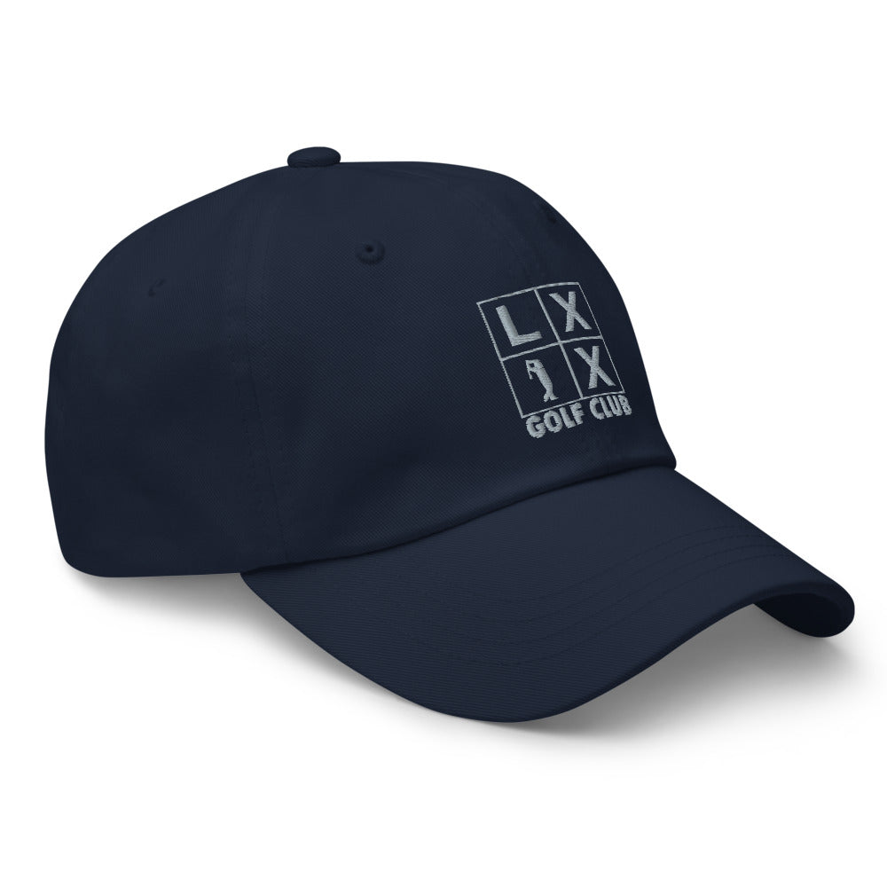 Four Box Logo Dad Hat - Gray Logo