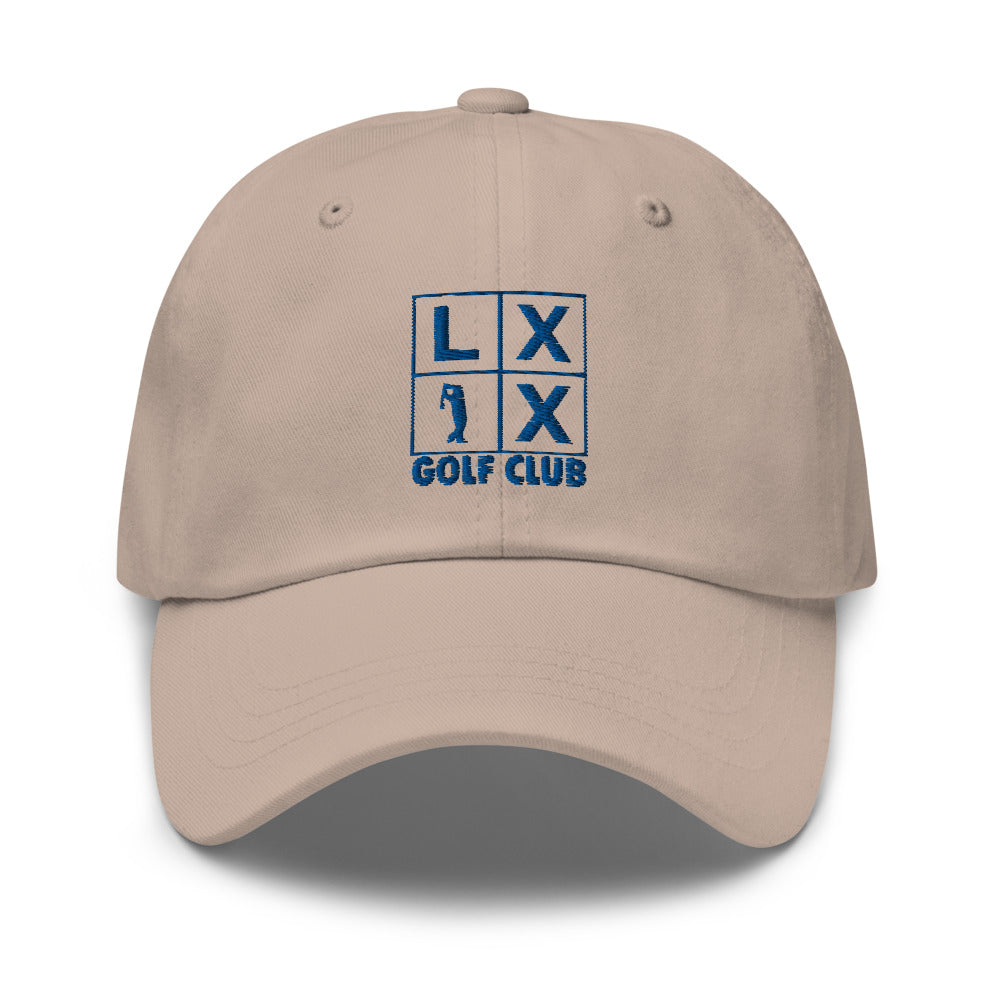 Four Box Logo Dad Hat - Blue Logo