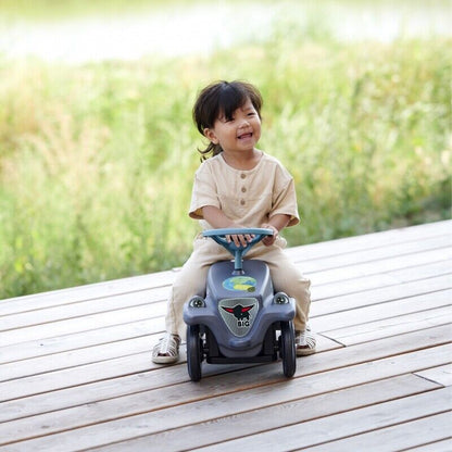 Classic Grey BIG Bobby Car with Horn - Eco-Friendly Ride-On Toy