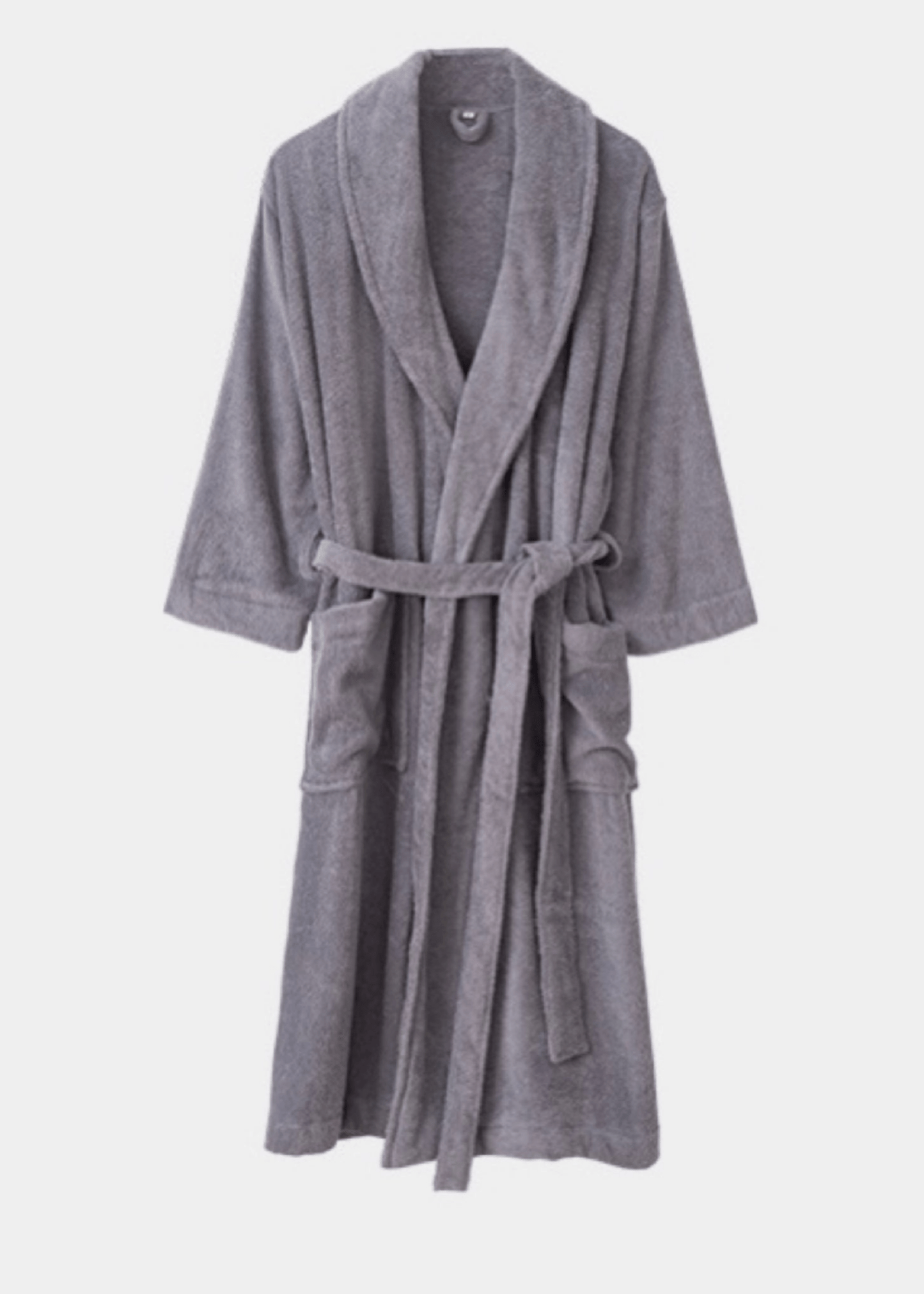 Classic Ultra-Soft Absorbent Cotton Bathrobe / Dark Gray