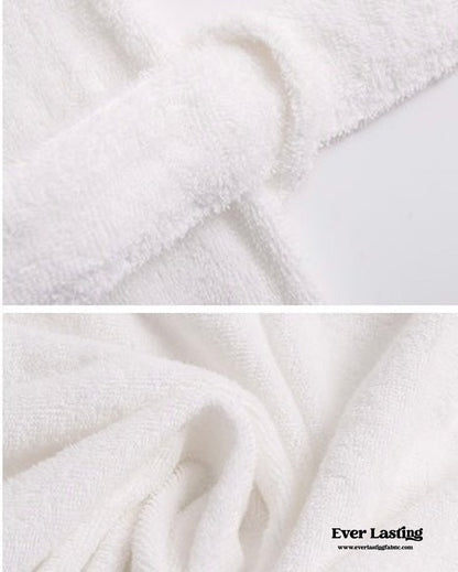 Classic Ultra-Soft Absorbent Cotton Bathrobe / Pink