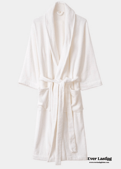 Classic Ultra-Soft Absorbent Cotton Bathrobe / Pink