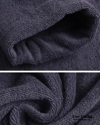 Classic Ultra-Soft Absorbent Cotton Bathrobe / Pink