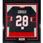 Framed Autographed/Signed Claude Giroux 35x39 Ottawa Black Hockey Jersey PSA/DNA COA