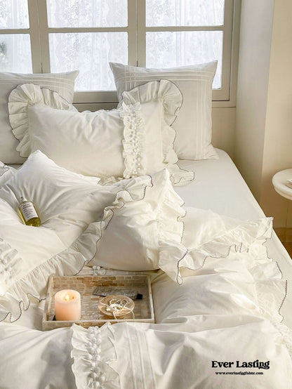 Clémence French Cottage Lace Bedding Set
