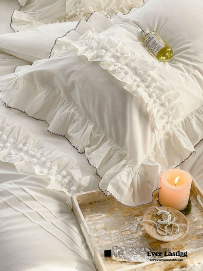 Clémence French Cottage Lace Bedding Set