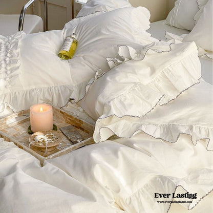 Clémence French Cottage Lace Bedding Set