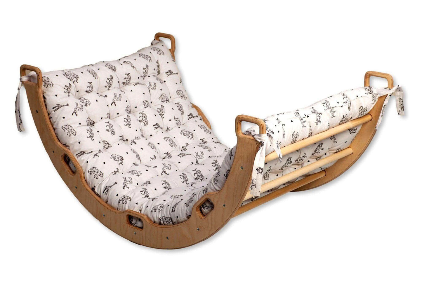 Montessori Climber Set: Arch, Rocker, Ramp, and Pillow