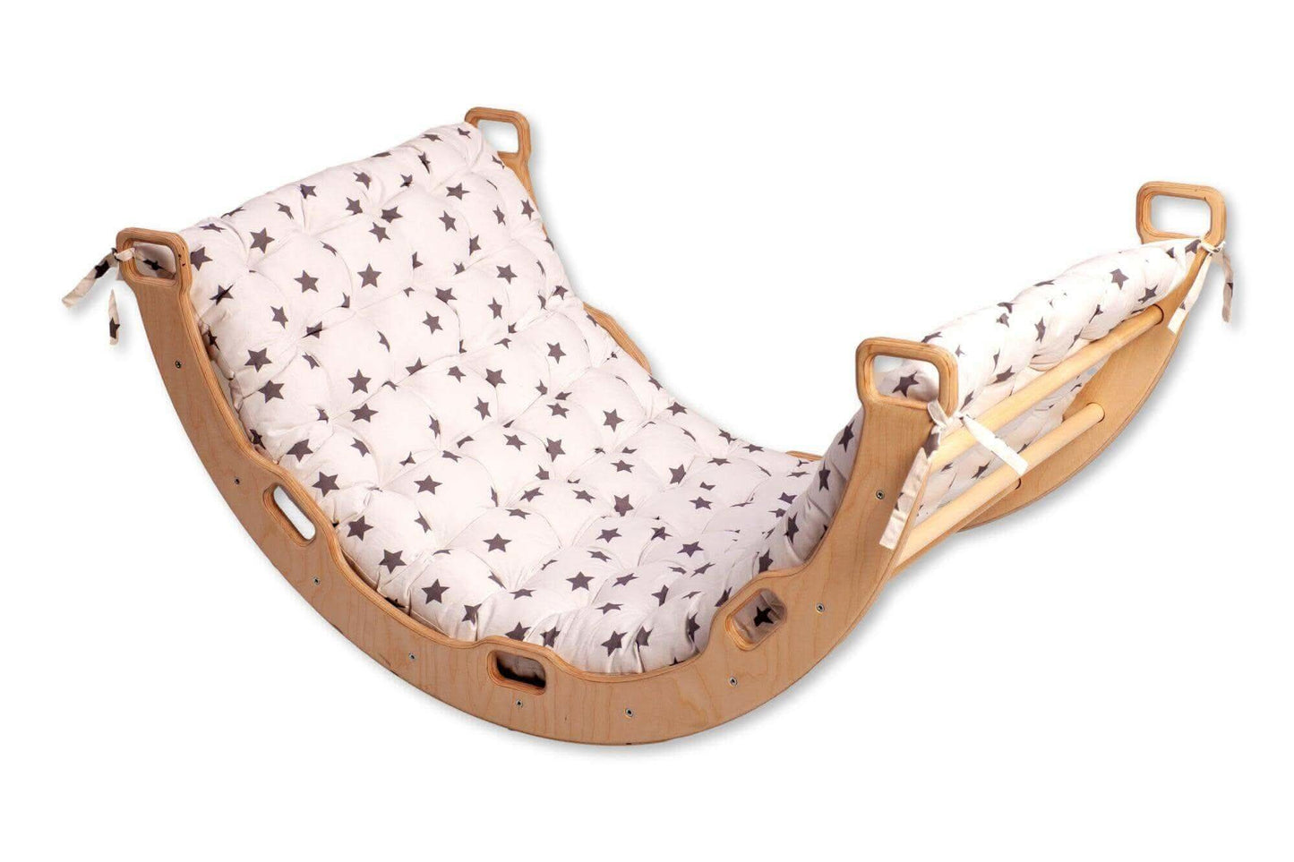 Montessori Climber Set: Arch, Rocker, Ramp, and Pillow