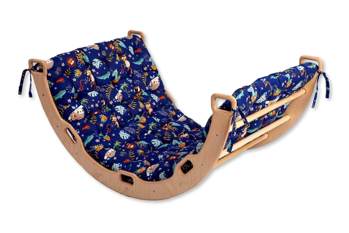 Montessori Climber Set: Arch, Rocker, Ramp, and Pillow