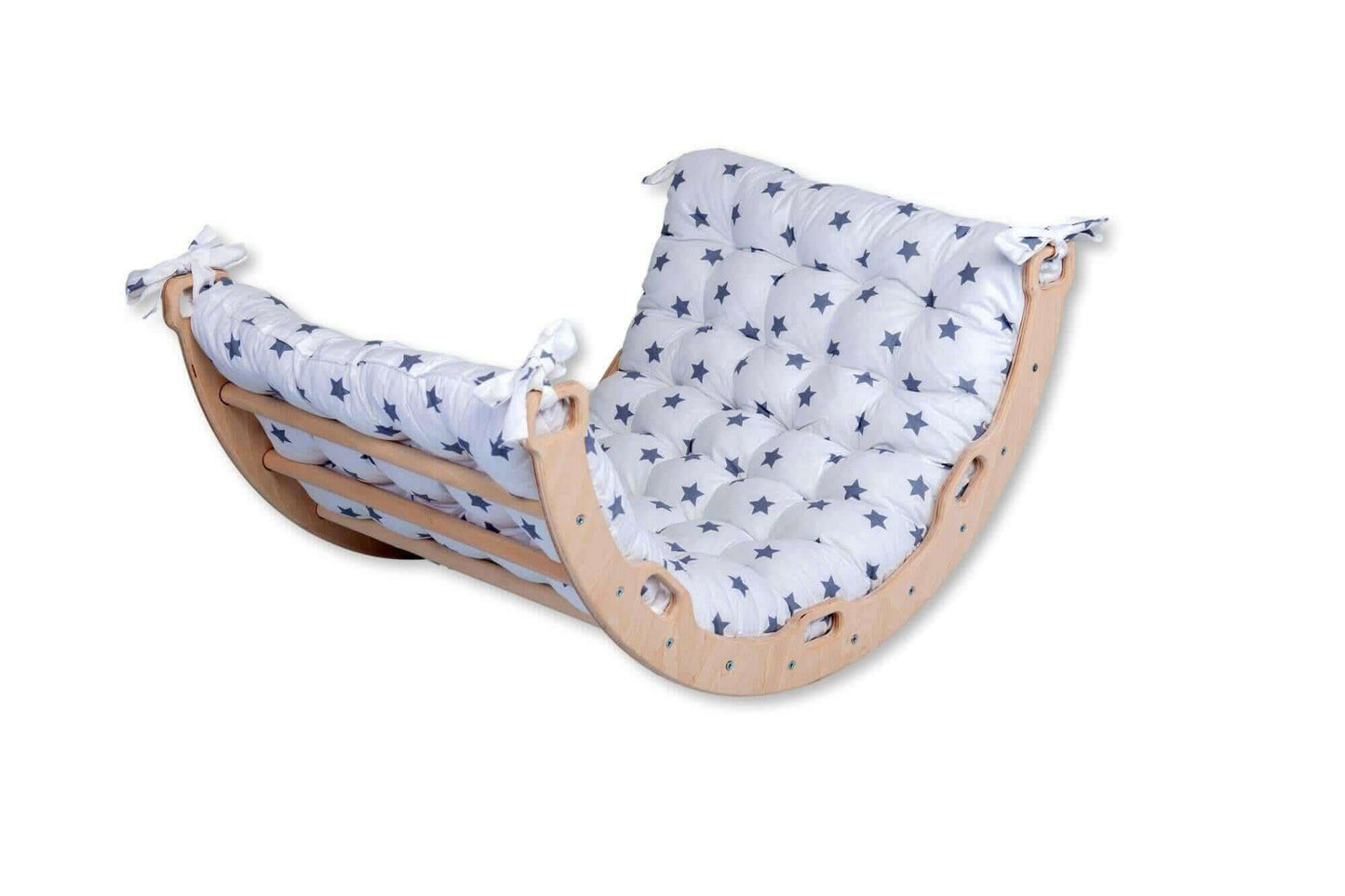 Montessori Climber Set: Arch, Rocker, Ramp, and Pillow