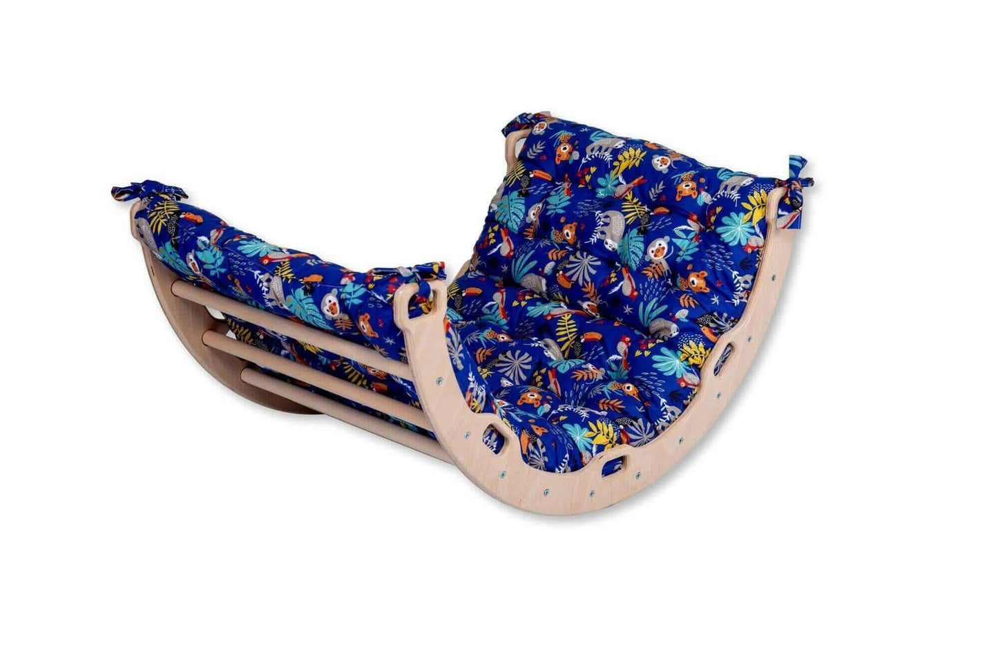 Montessori Climber Set: Arch, Rocker, Ramp, and Pillow
