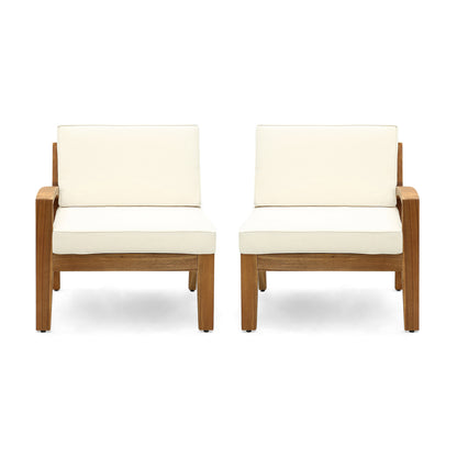 Grenada 5 Seater Acacia Wood Sectional Sofa Set
