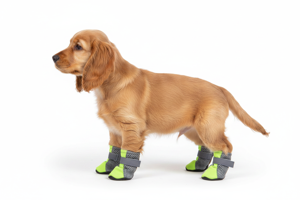 FLIPSTYLEZ LLC. Teddy Shoes Pink Waterproof Dog Booties | Protective Pet Footwear for Small Dogs