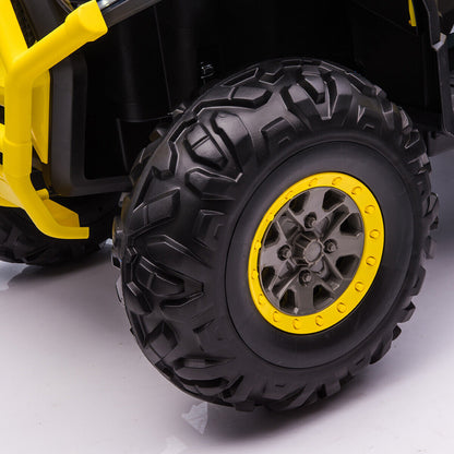 COLOR TREE 12V Kids Electric Quad ATV with Music Player - Supports up to 110lbs