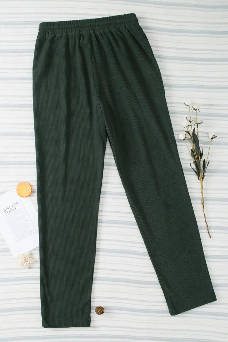 Trendsi Drawstring Pants Women's Casual Everyday Straight Leg with Pockets
