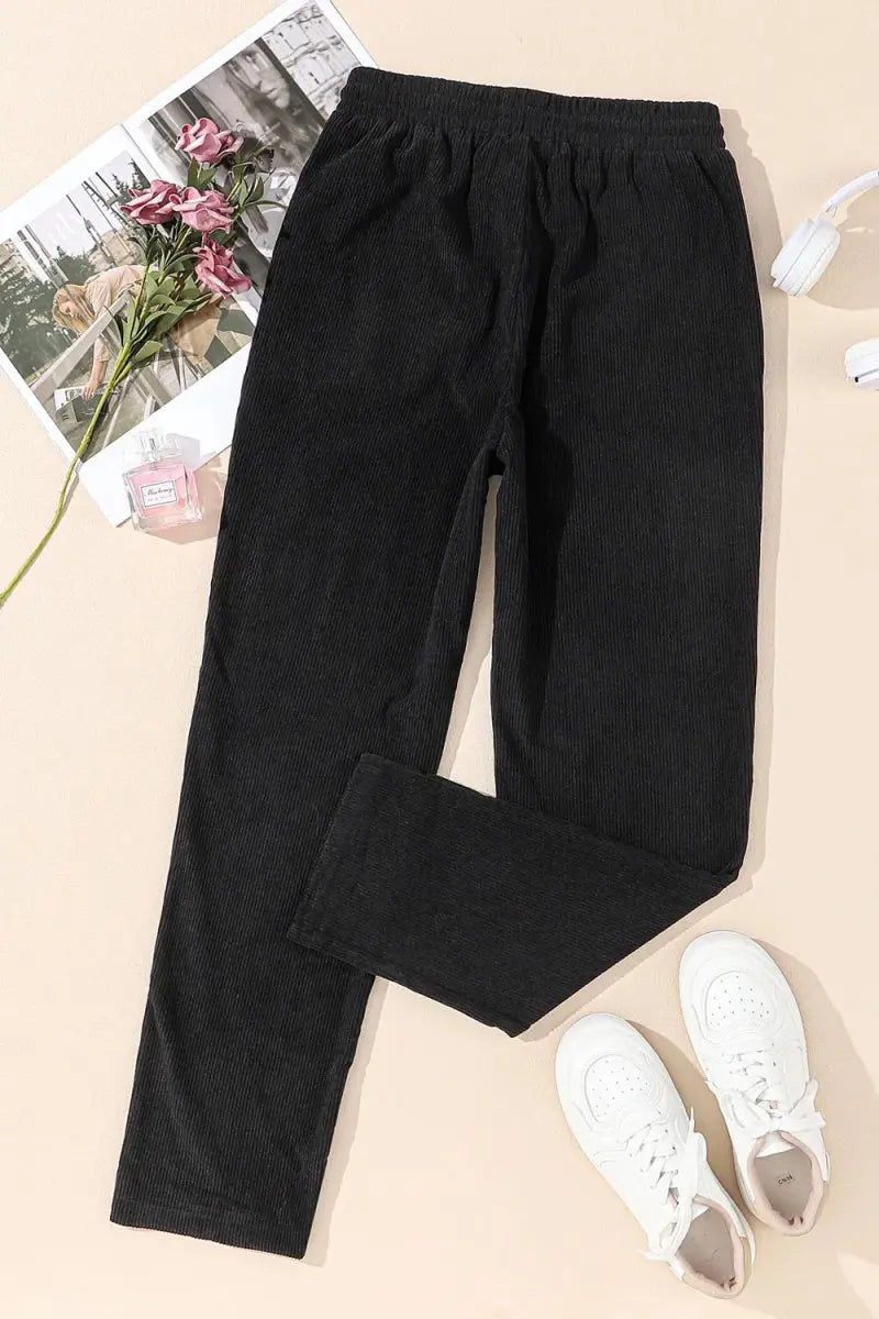 Trendsi Drawstring Pants Women's Casual Everyday Straight Leg with Pockets