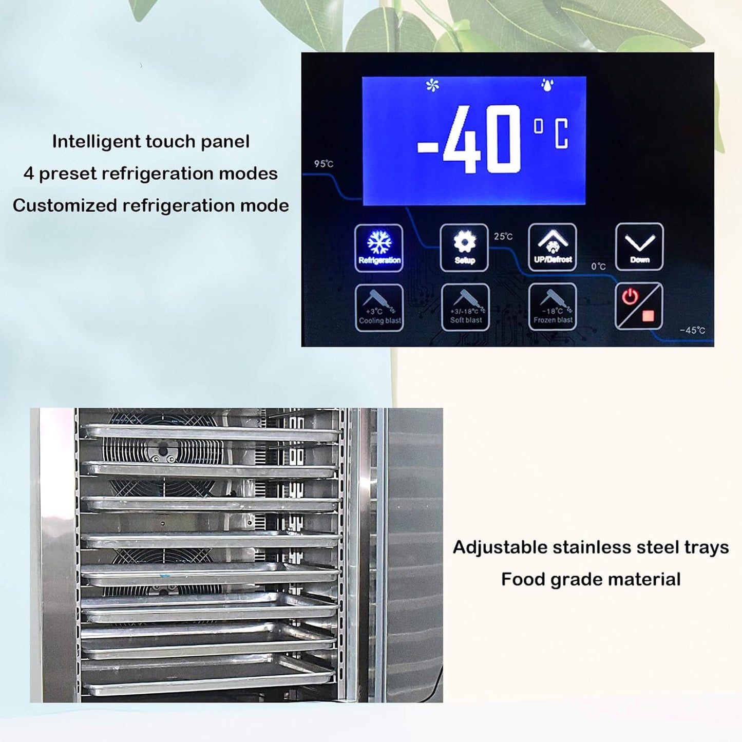 Commercial Heavy-Duty Extra-Low Temperature Blast Chiller Freezer (SAK46083)