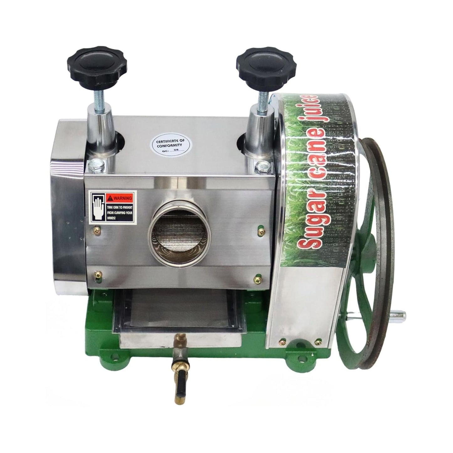 Heavy-Duty Commercial Manual Stainless Steel Sugar Cane Juicer (SAK81426)