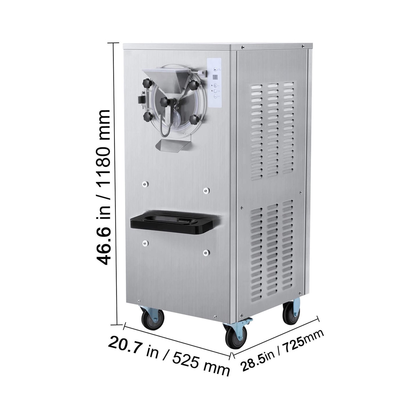 Commercial 20-25L/H Single-Flavor Hard Serve Stainless Steel Ice Cream Machine (SAK20782)