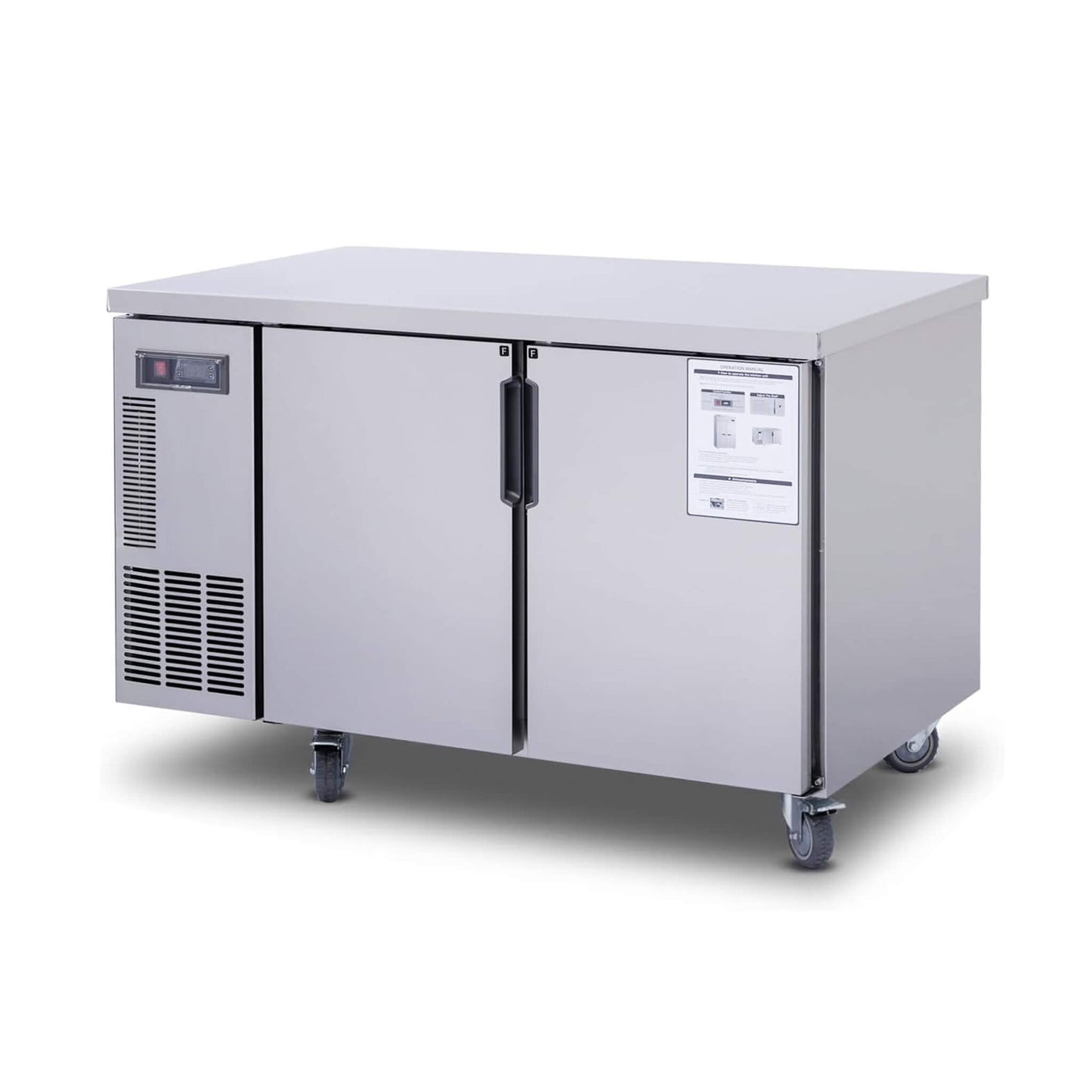Heavy-Duty Commercial Stainless Steel Undercounter Worktop Freezer (SAK47218)