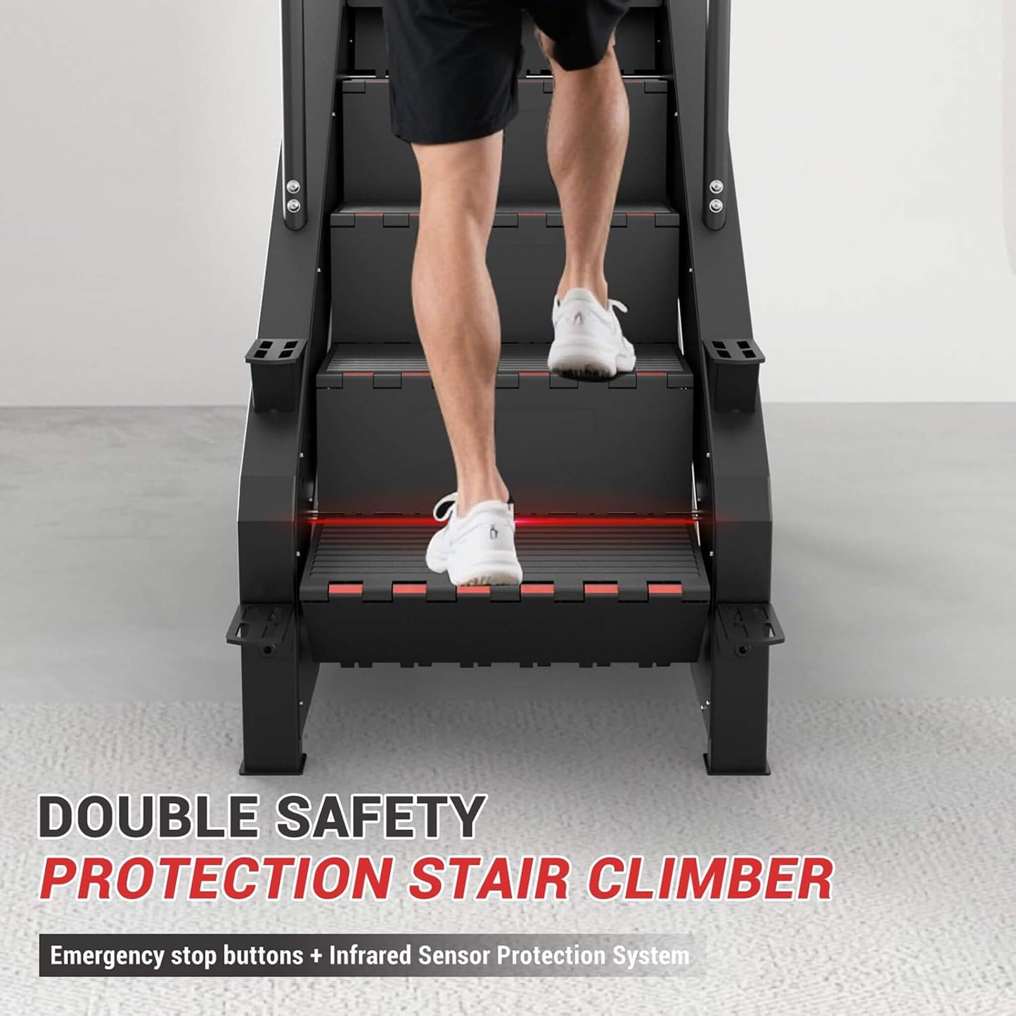 Rovix Commercial Stair Stepper With LED Display And 15 Resistance Levels (SAK91837)