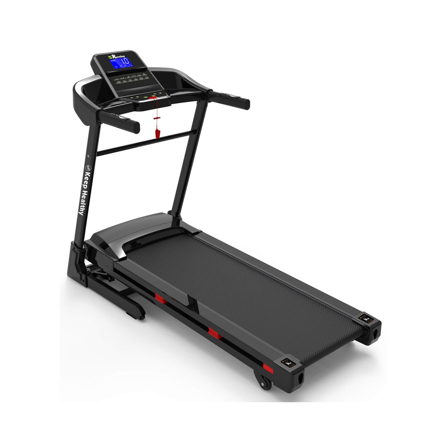 Rovix Compact 3.5HP Foldable Electric Treadmill With Bluetooth, LCD Display & 12 Pre-Set Running Programs (SAK25879)