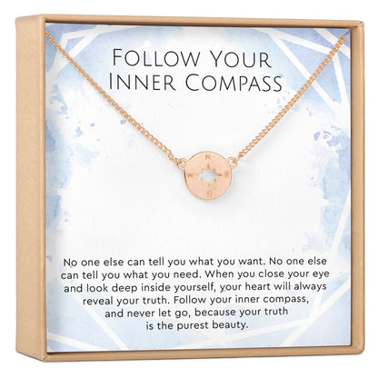 Compass Pendant Necklace