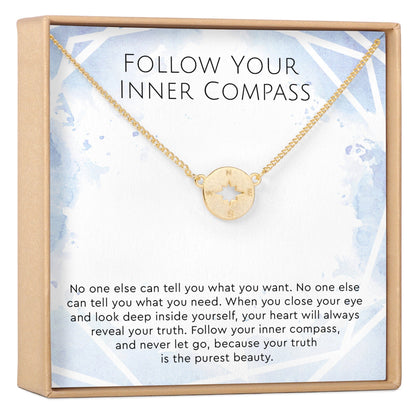 Compass Pendant Necklace
