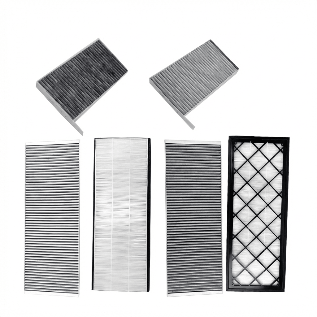 Complete HEPA Cabin Air Filter Set for Model Y | Upper & Lower 4-Pack/ Internal & External 6-Pack