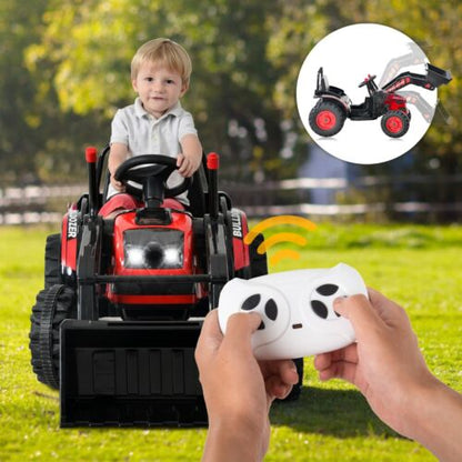 Construction Bulldozer Ride-On Toy for Toddlers - Fun and Durable Ride-On Car
