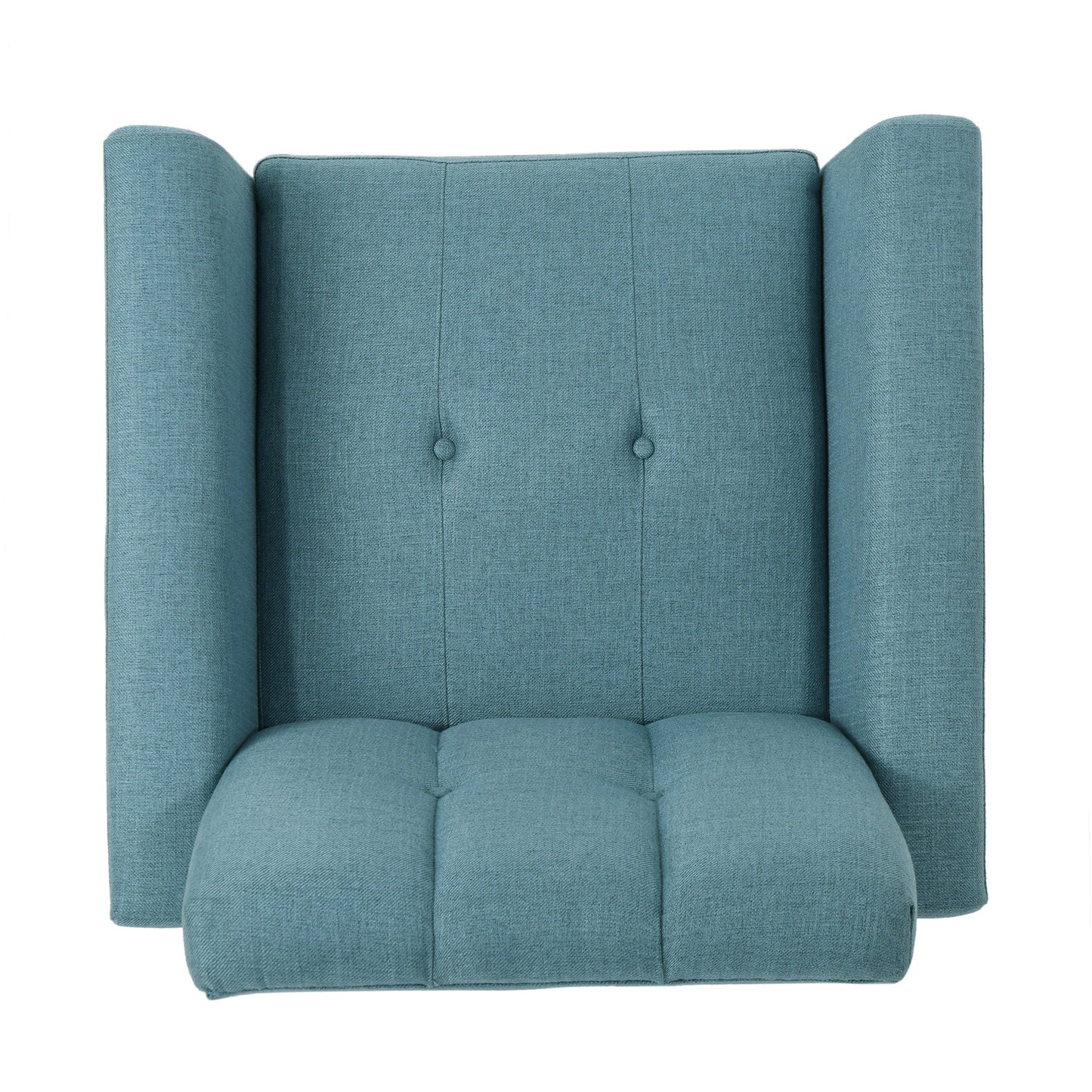 Mid Century Fabric Channel Stitch Club Chair