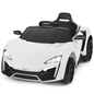 Costway 12V Kids Ride-On Car with Remote Control, Lights, MP3 Player, and Openable Doors
