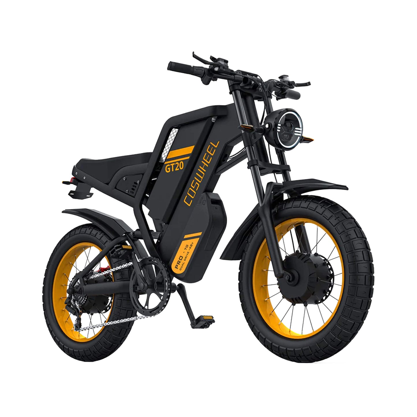 Coswheel GT20 Pro 48V/40AH 3000W Dual Motor Fat Tire Electric Bike (SAK75824)