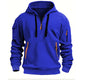 Cotton Dropped Shoulder Hooded Sweatshirt - # BOAA13510021