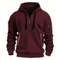 Cotton Dropped Shoulder Hooded Sweatshirt - # BOAA13510021