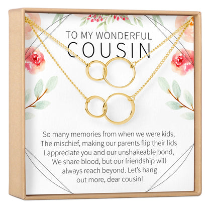 Cousins Necklace, Multiple Styles