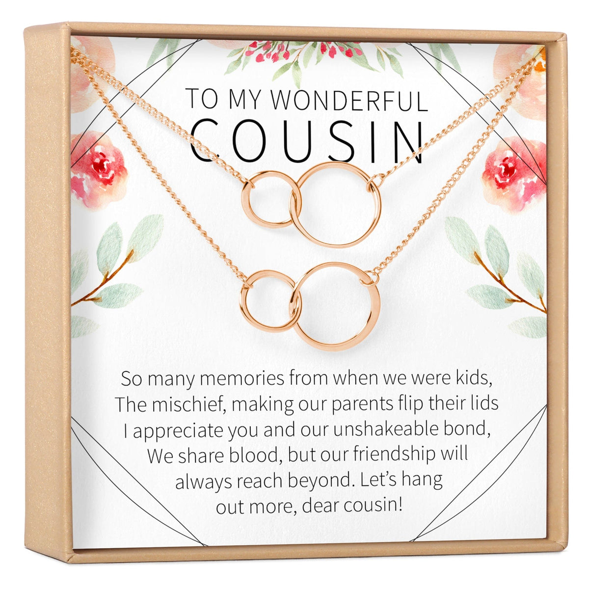 Cousins Necklace, Multiple Styles
