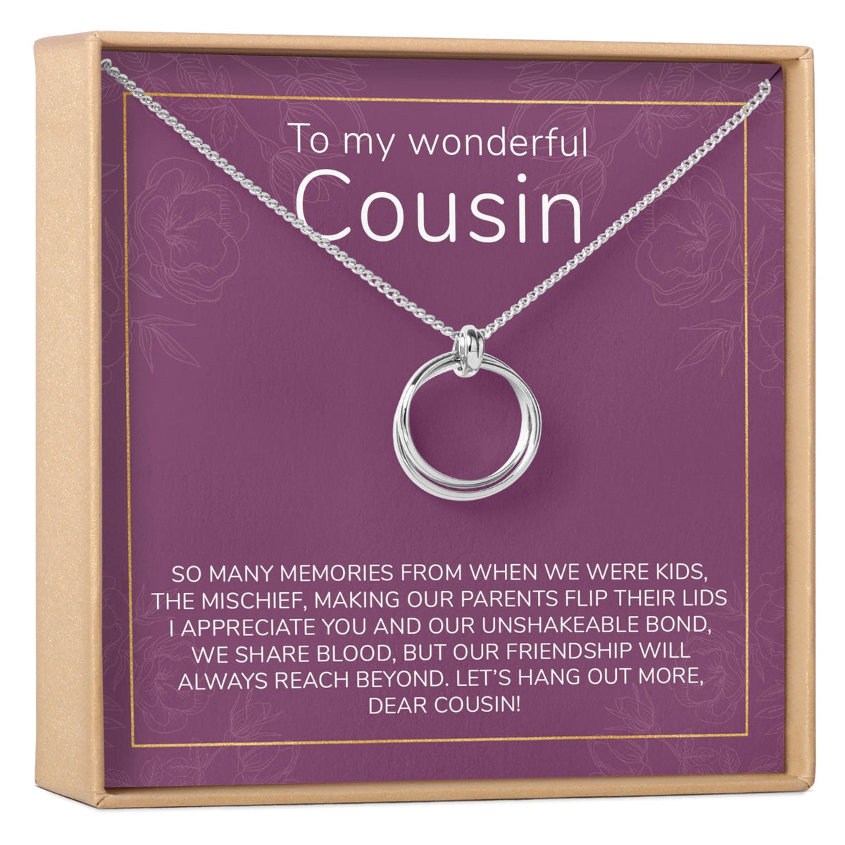 Cousins Necklace, Multiple Styles