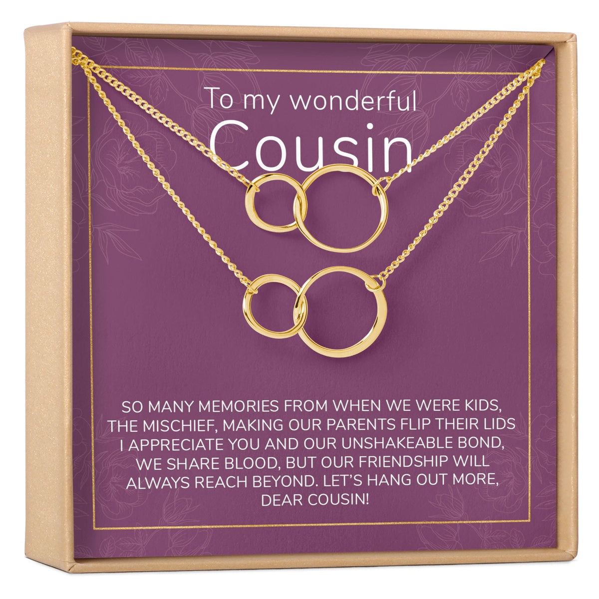 Cousins Necklace, Multiple Styles