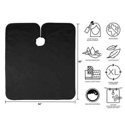 Cricket Repel All-Purpose Cape, Black