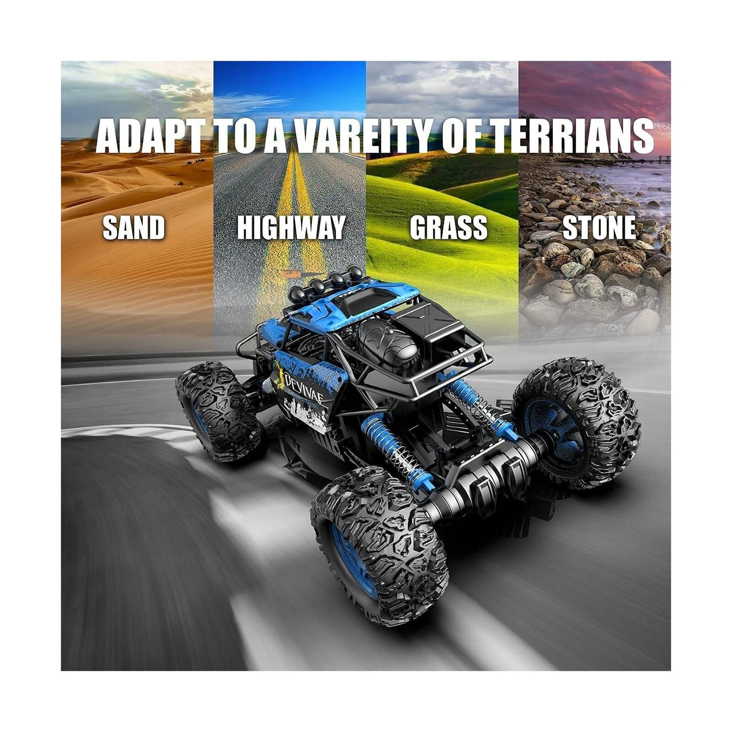 CROBOLL 1:12 RC Car for Boys with Lifting Function and 4WD