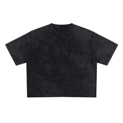 “Rod Wave” Cropped Snow-Washed Tee